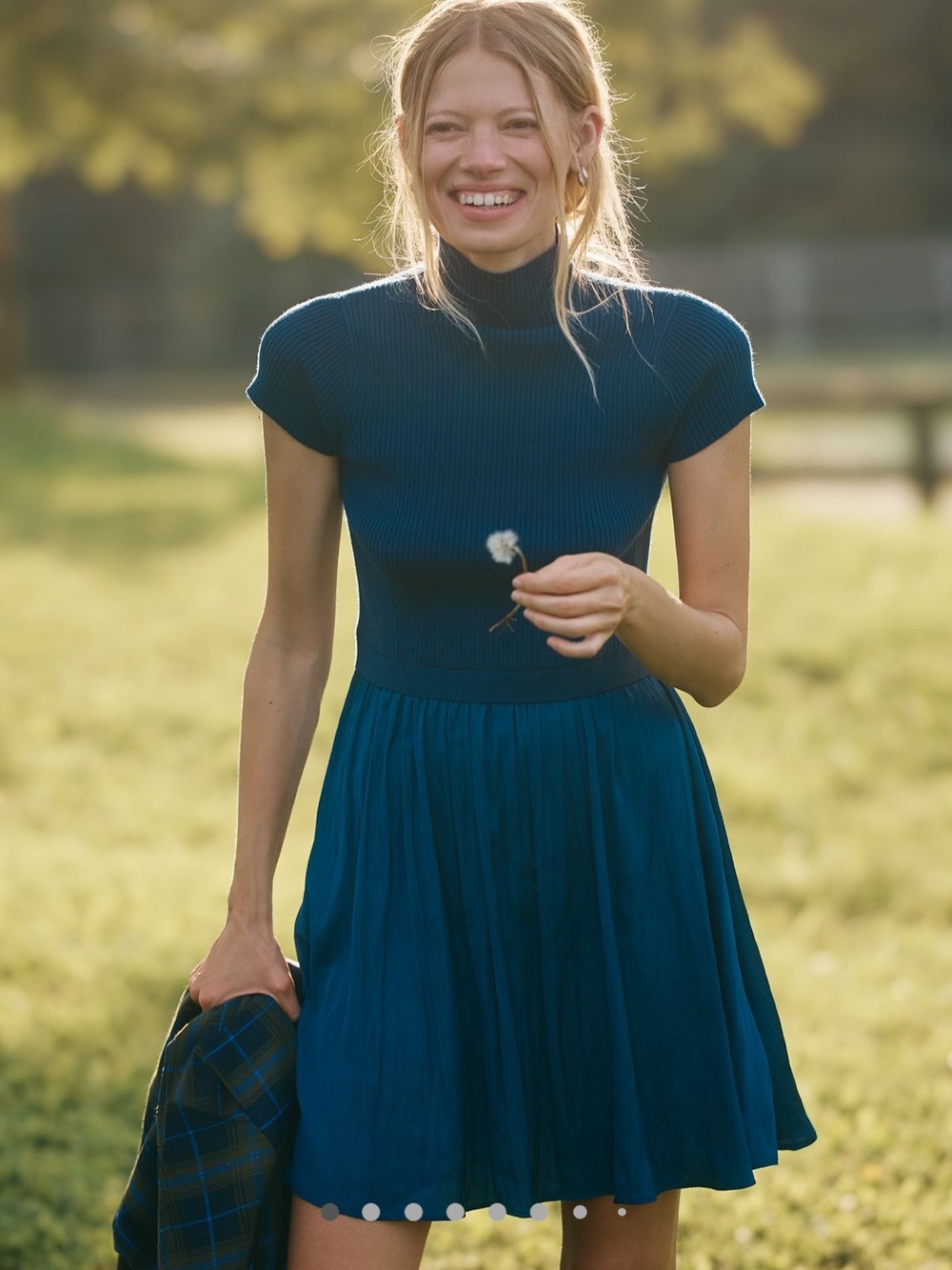 Anthropologie Thea Short Sleeve Twofer Dress